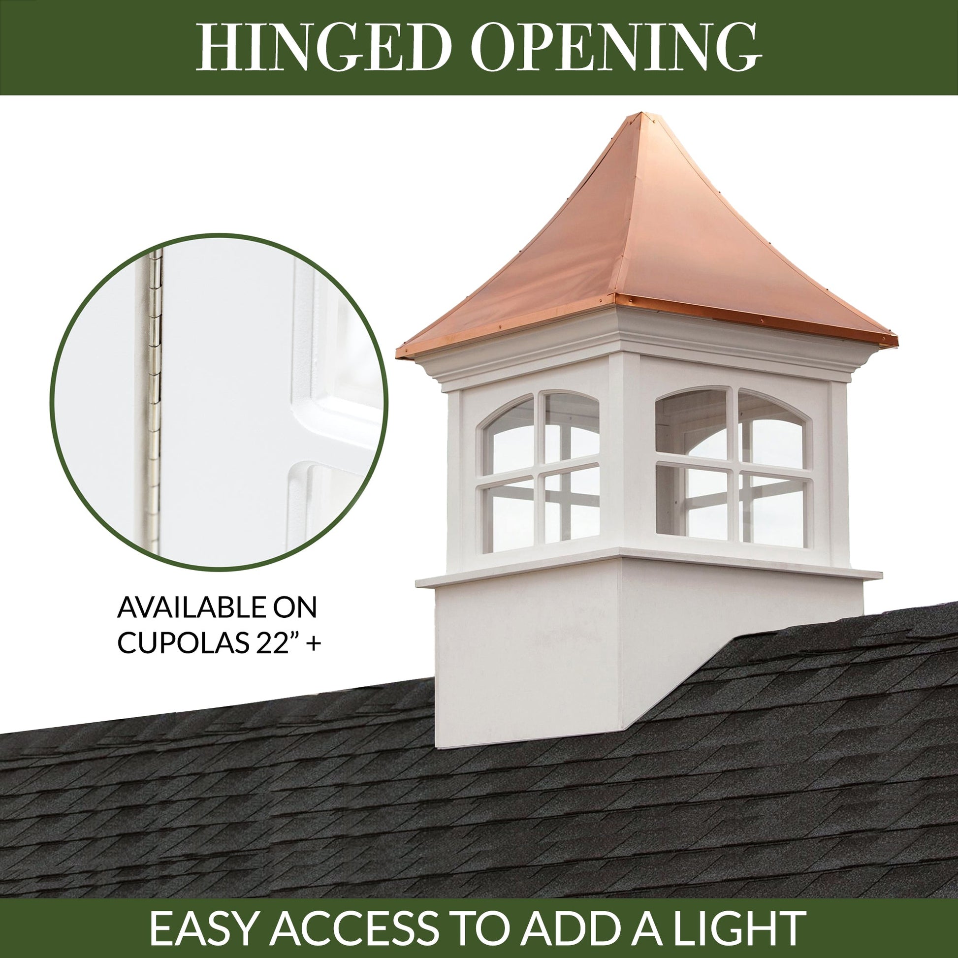 Westport Vinyl Cupola - Good Directions