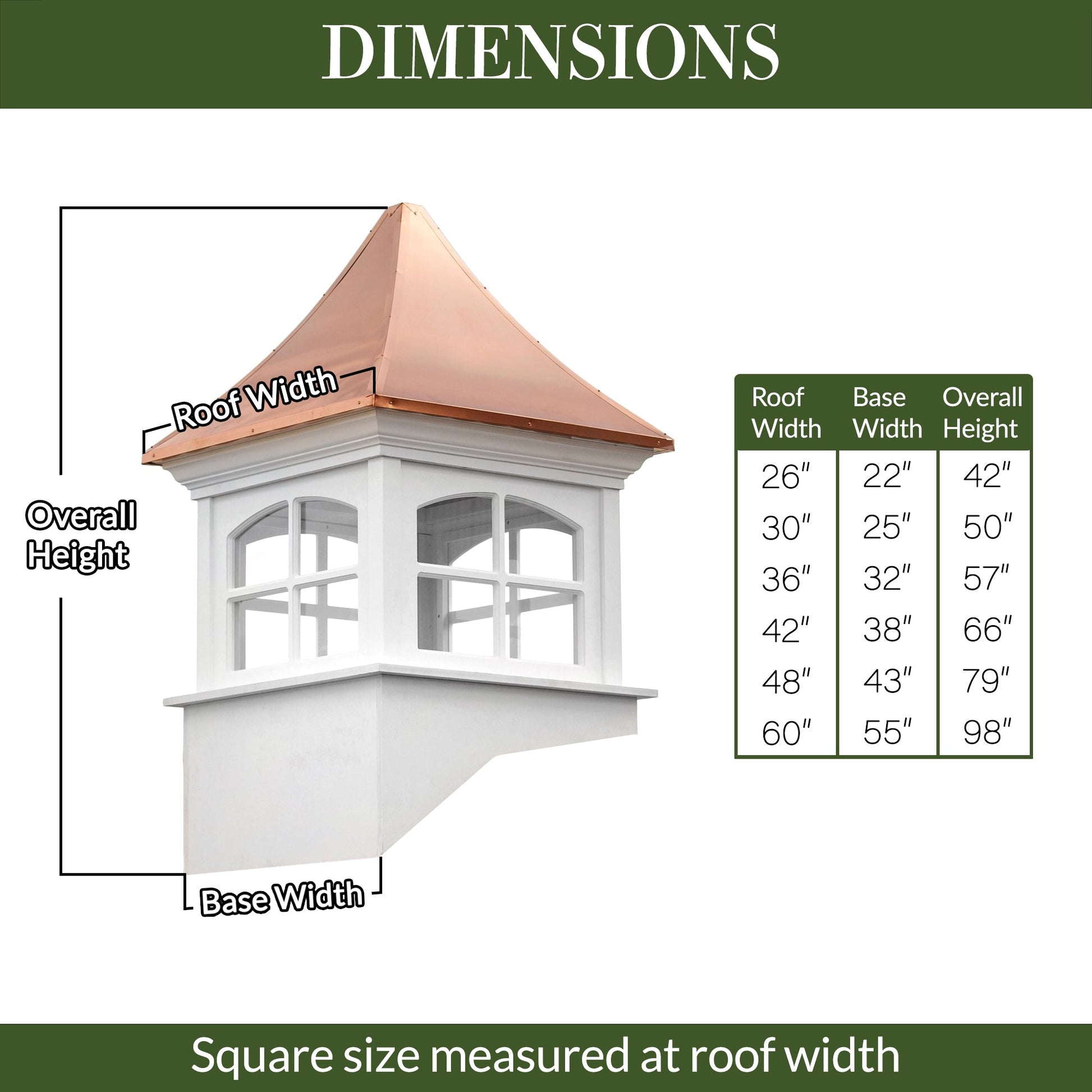 Westport Vinyl Cupola - Good Directions