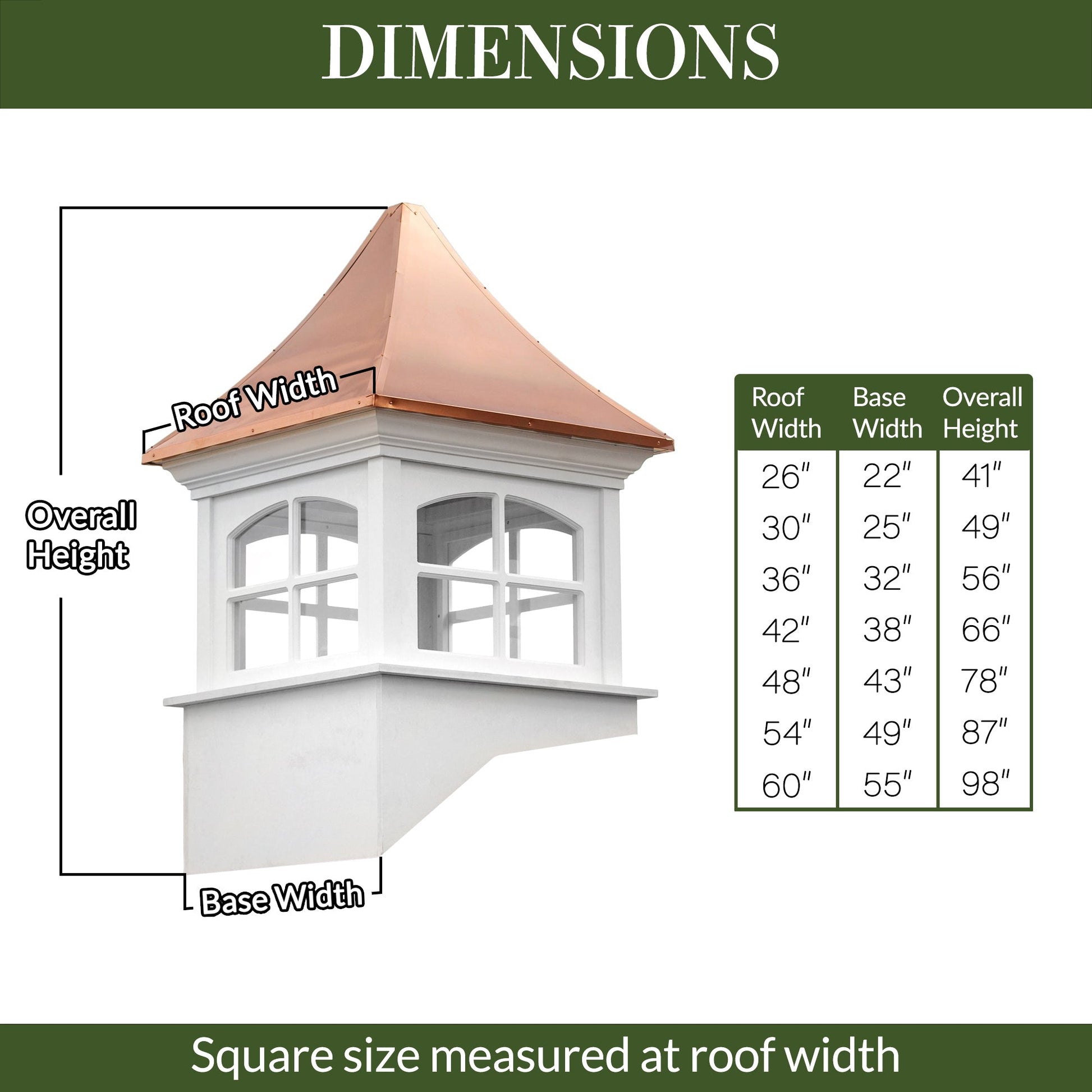Westport Vinyl Cupola - Good Directions