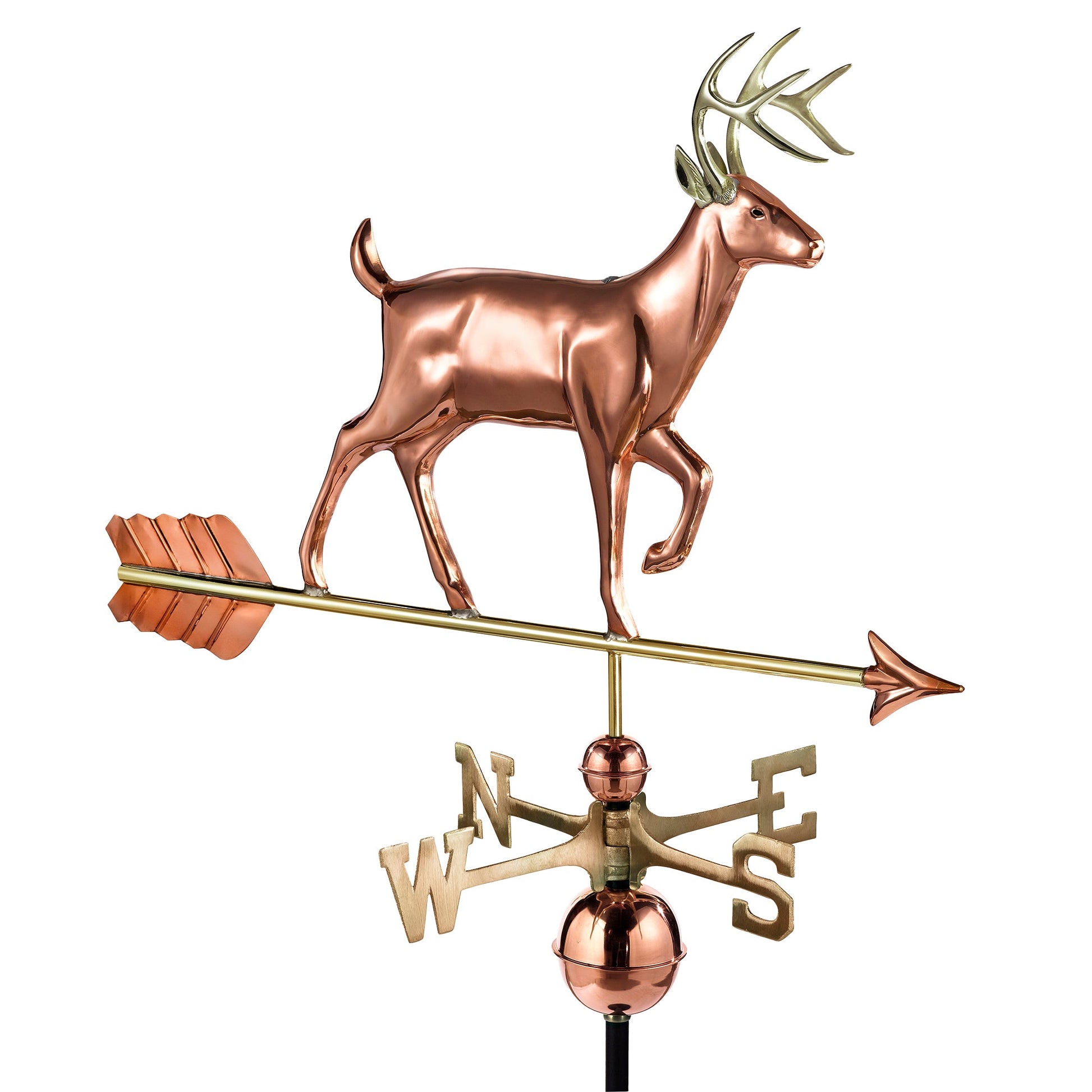 White Tail Buck Weathervane - Good Directions
