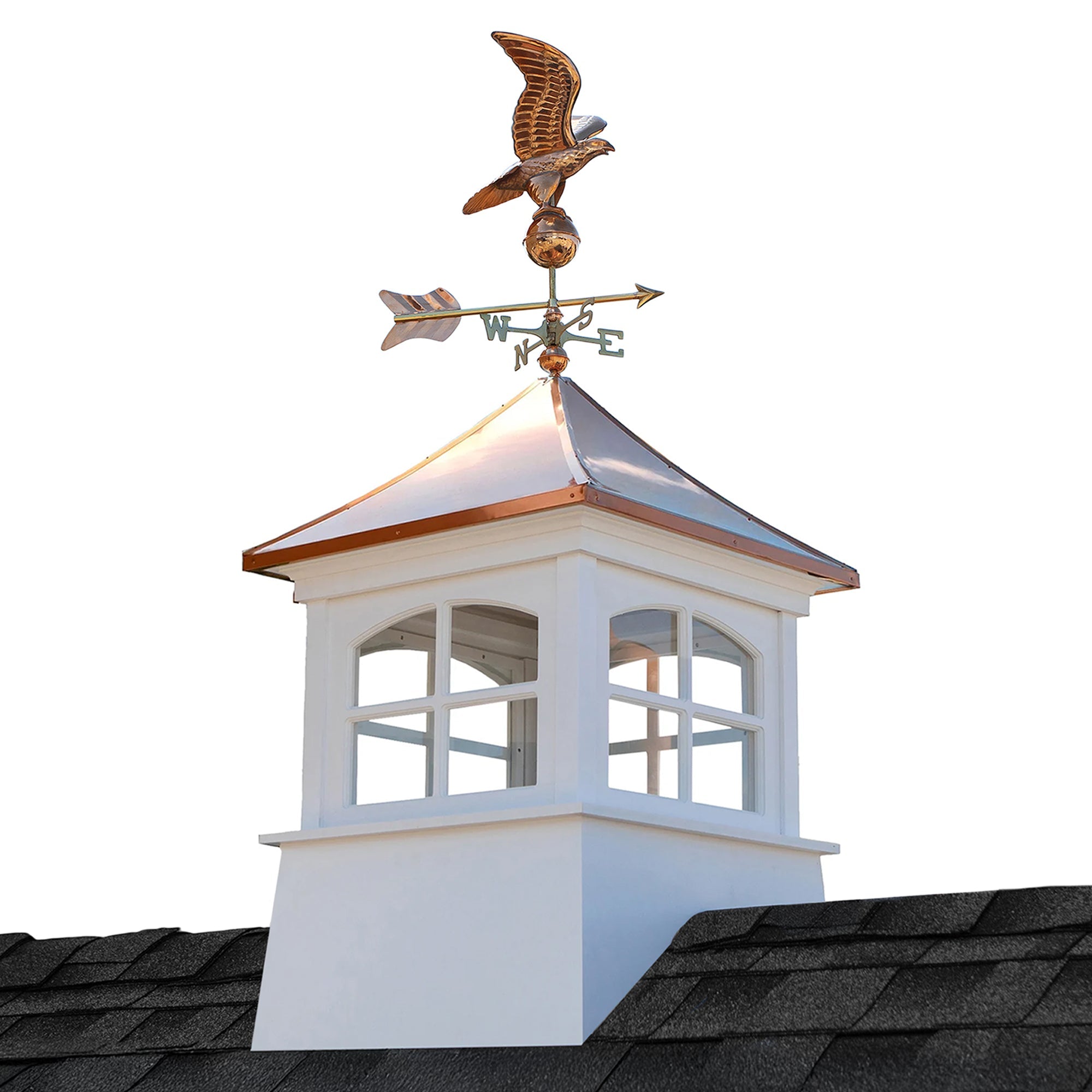 Windsor Vinyl Cupola Set – Copper Roof & Eagle - Good Directions