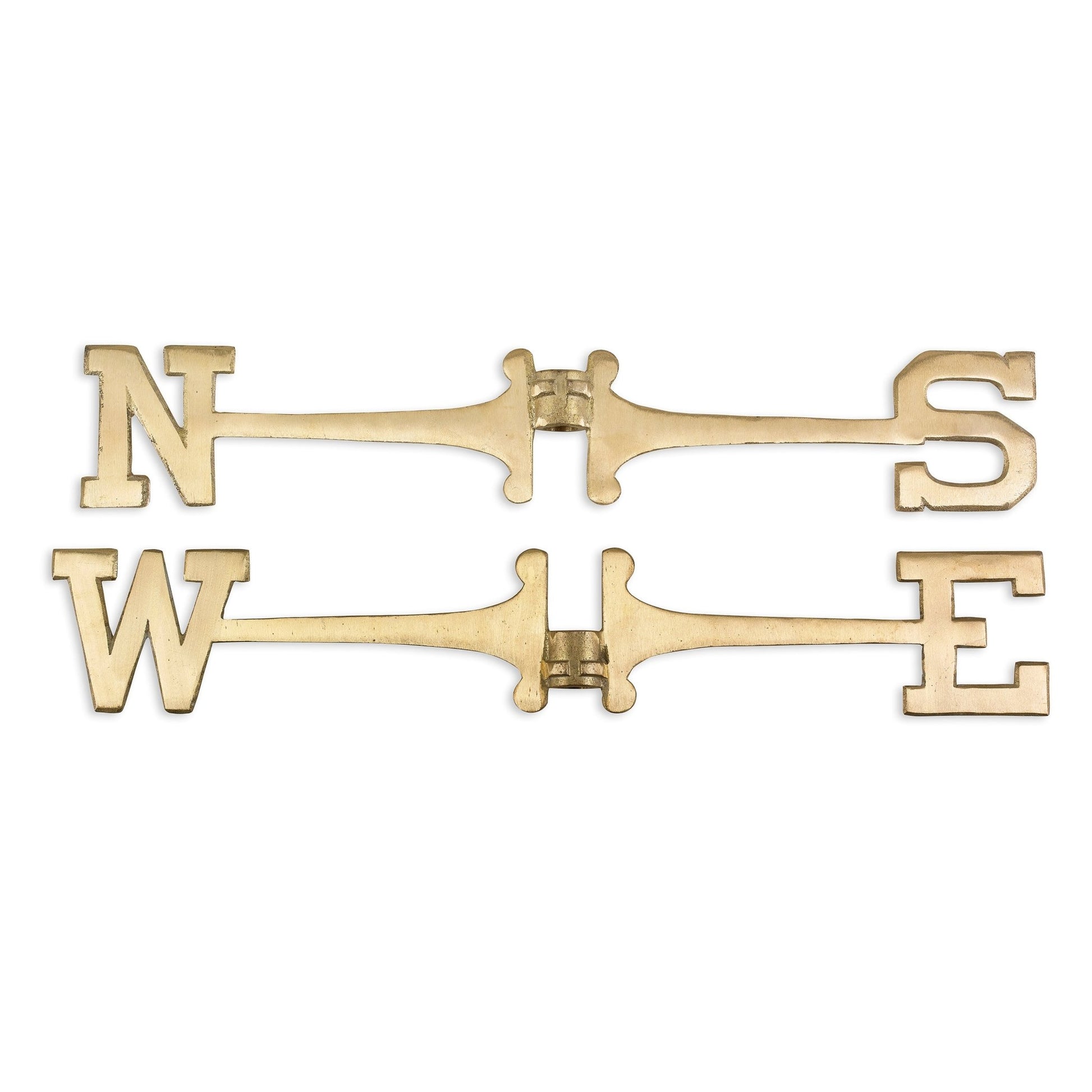 Brass Extra-Large 22" Weathervane Directionals - Good Directions