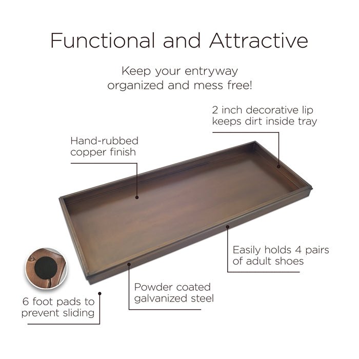 Good Directions Classic Shoe Tray Copper Finish 120VB