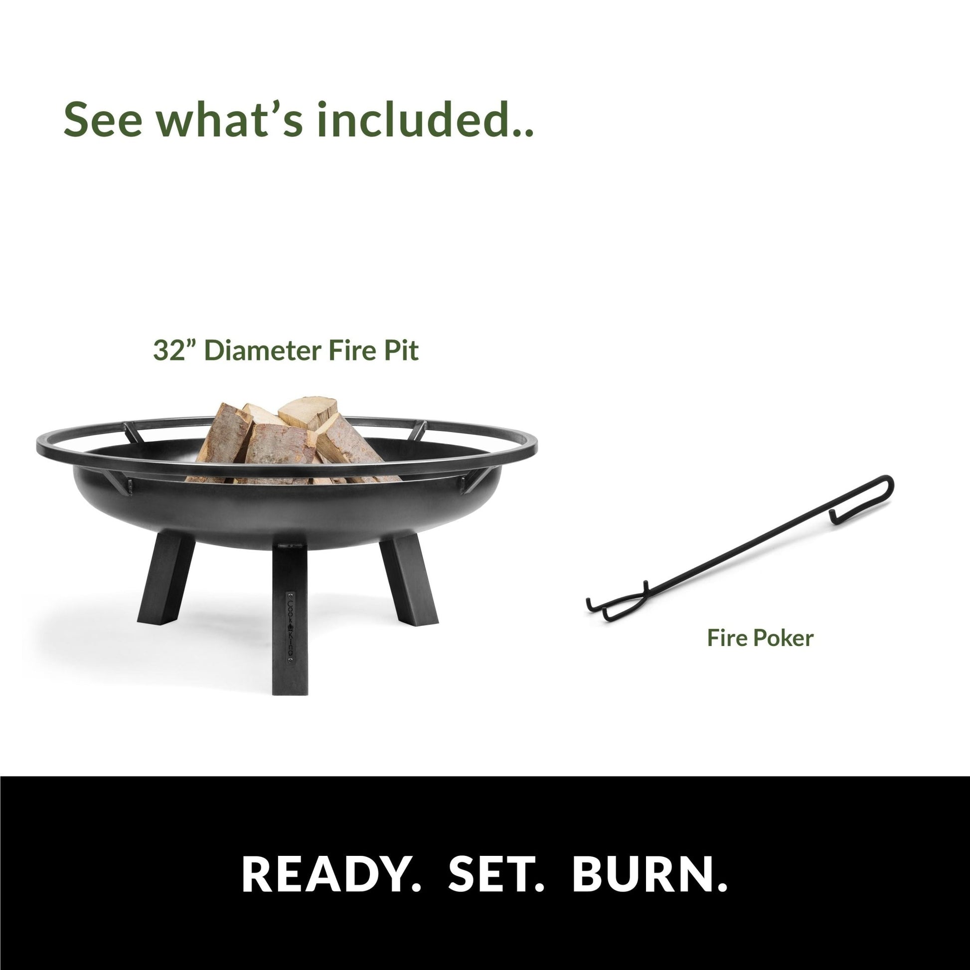 Ember 32" Fire Pit - Good Directions