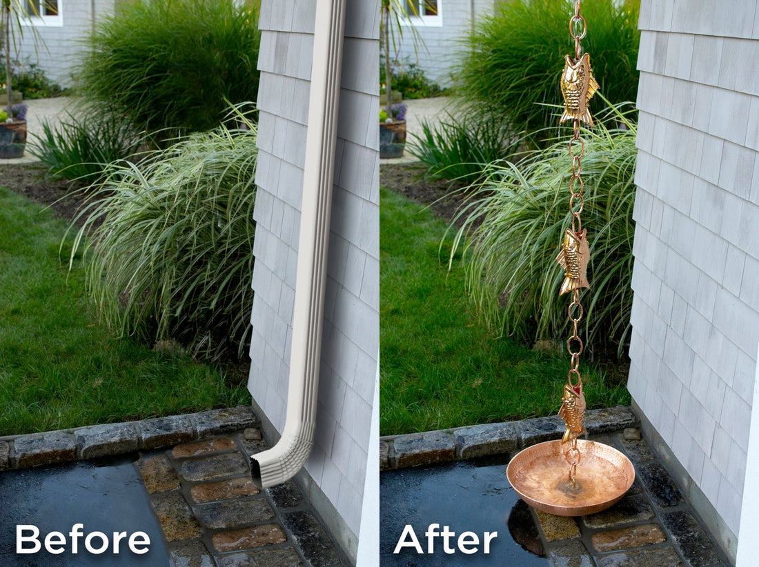 Fish Rain Chain Good Directions