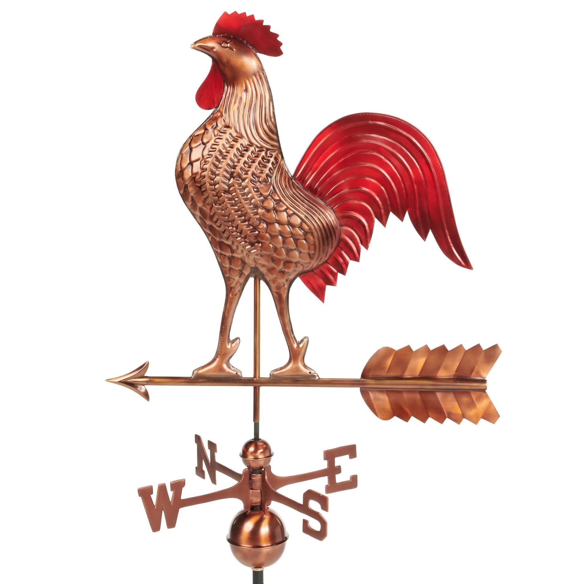 Large Rooster Weathervane - Good Directions