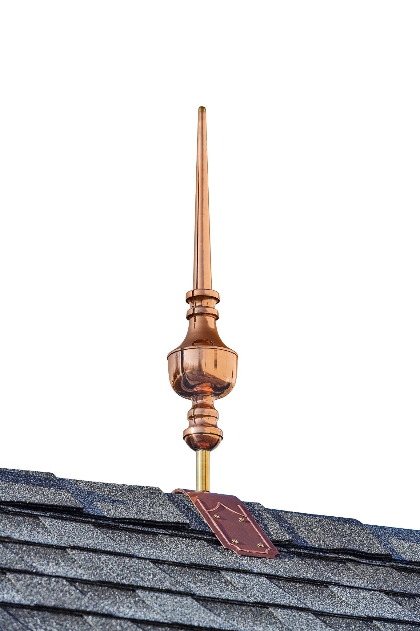 27" Victoria Finial with Decorative Roof Mount   - Good Directions