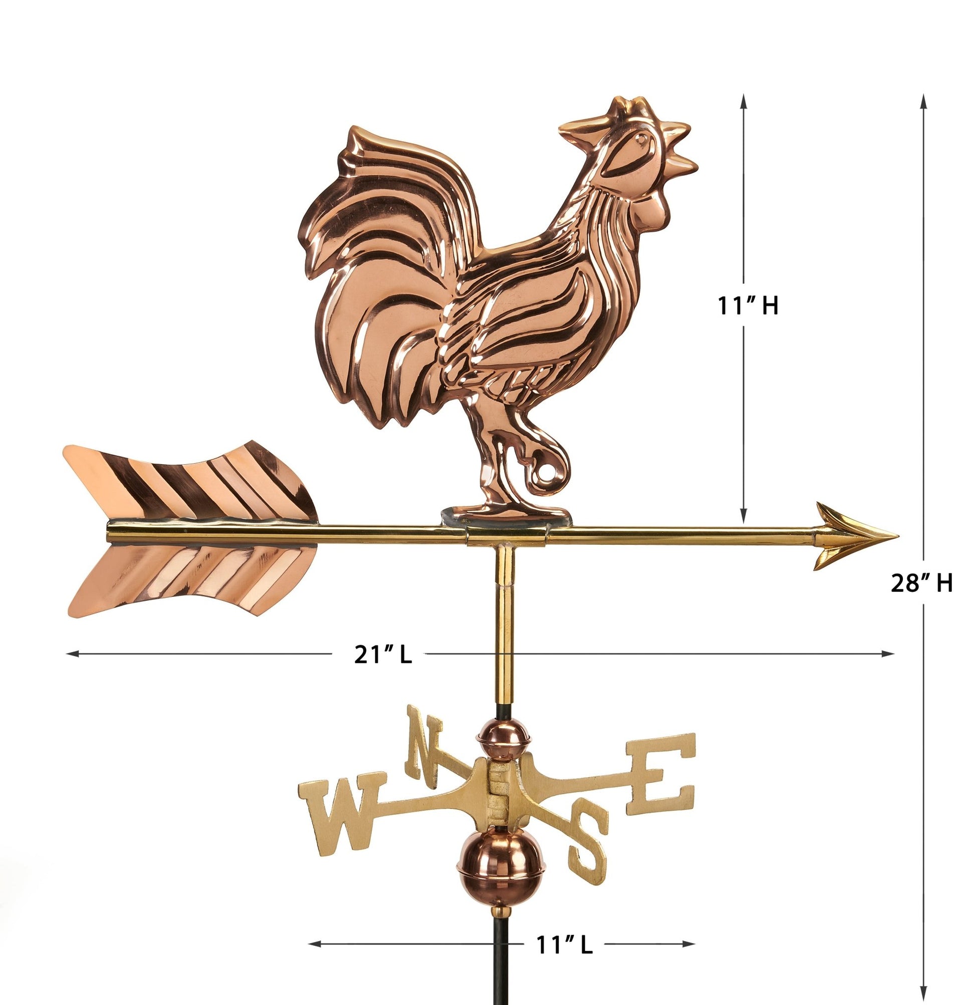 Rooster Cottage Weathervane - Good Directions