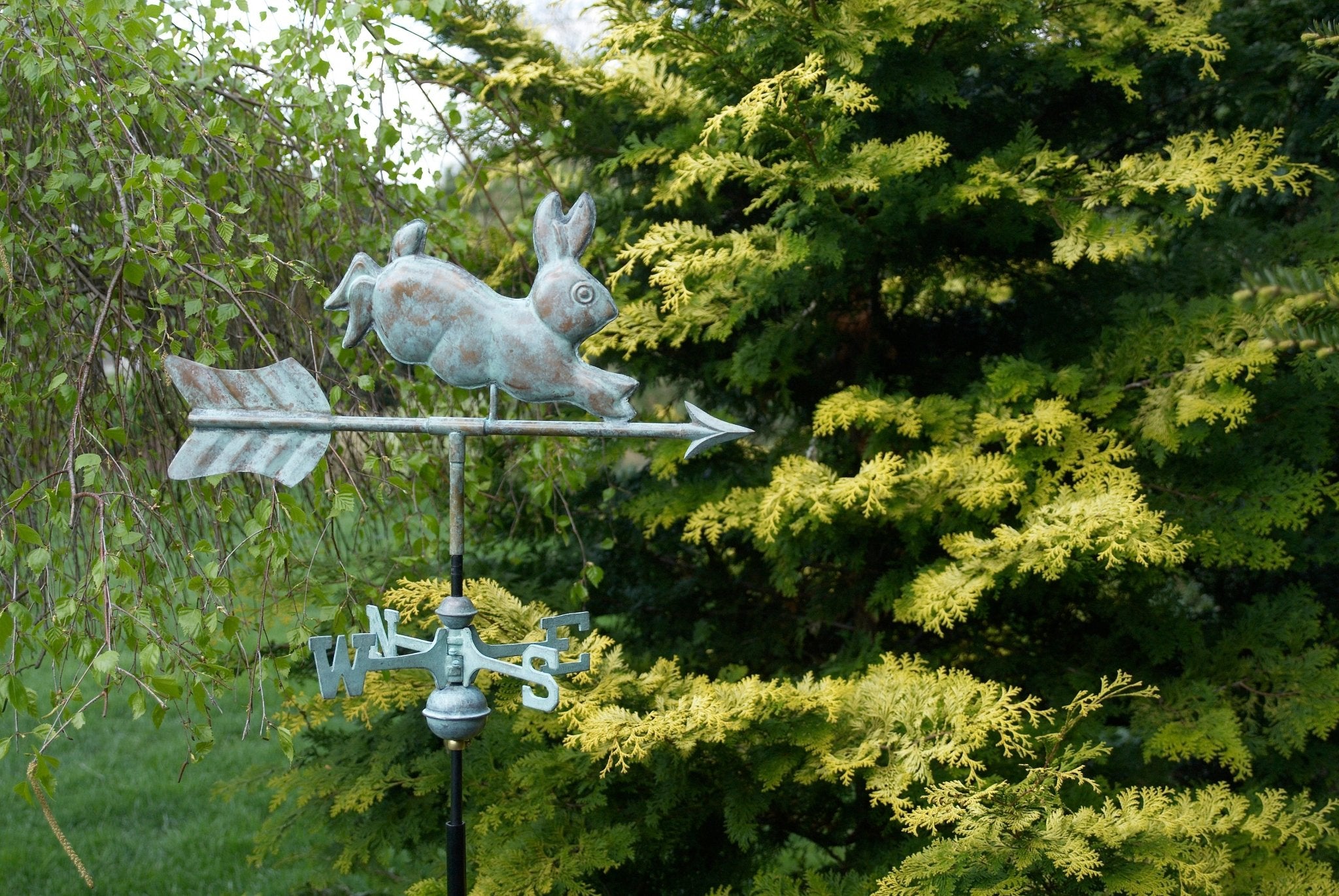 Rabbit Garden Weathervane - Good Directions