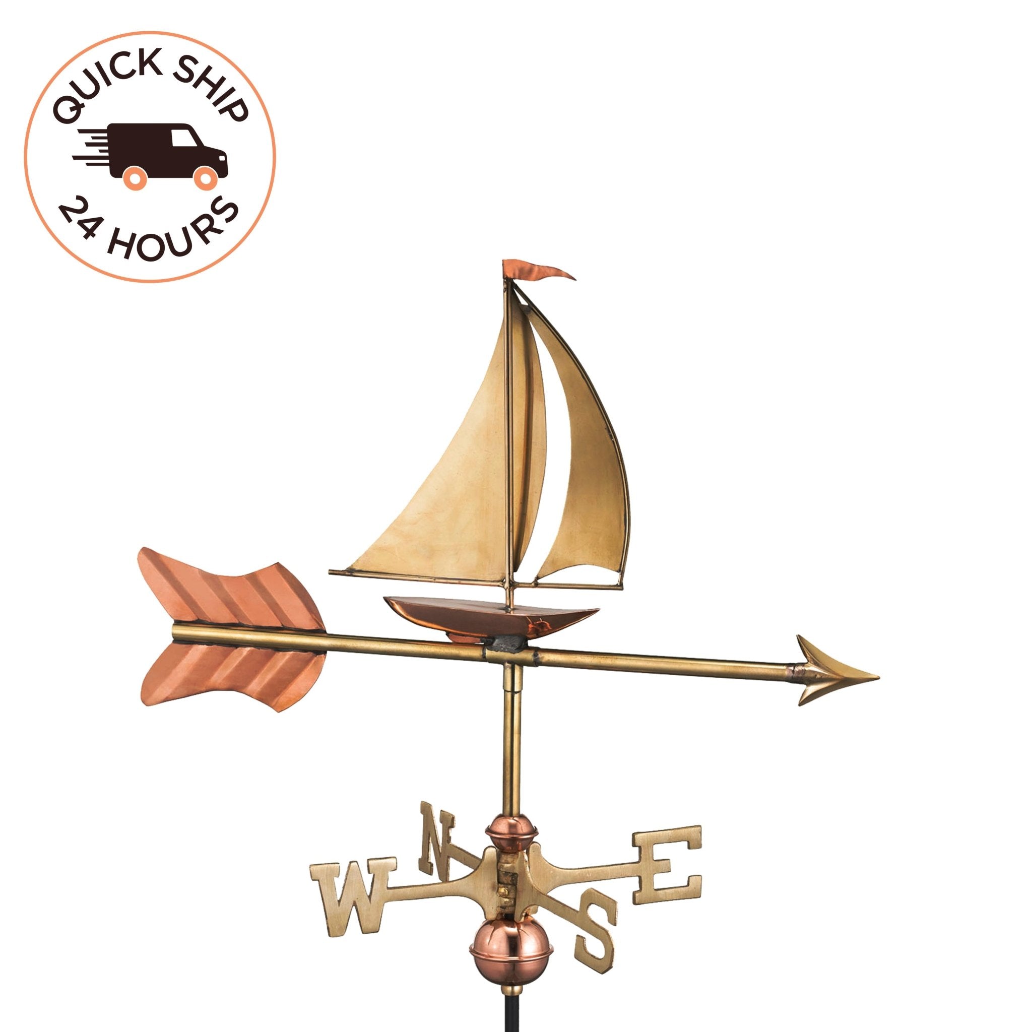 Weather Vane Rudder Nautical Weathervanes For Sale: Mermaid, Whale, Shark, Dolphin, Fish ...