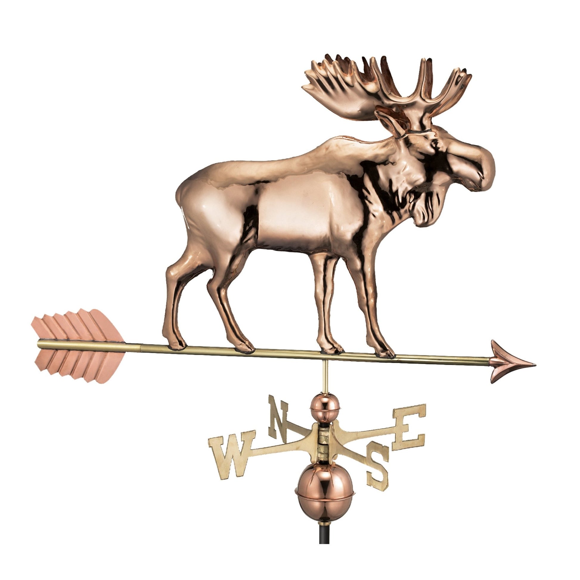 Moose Weathervane with Arrow - Good Directions