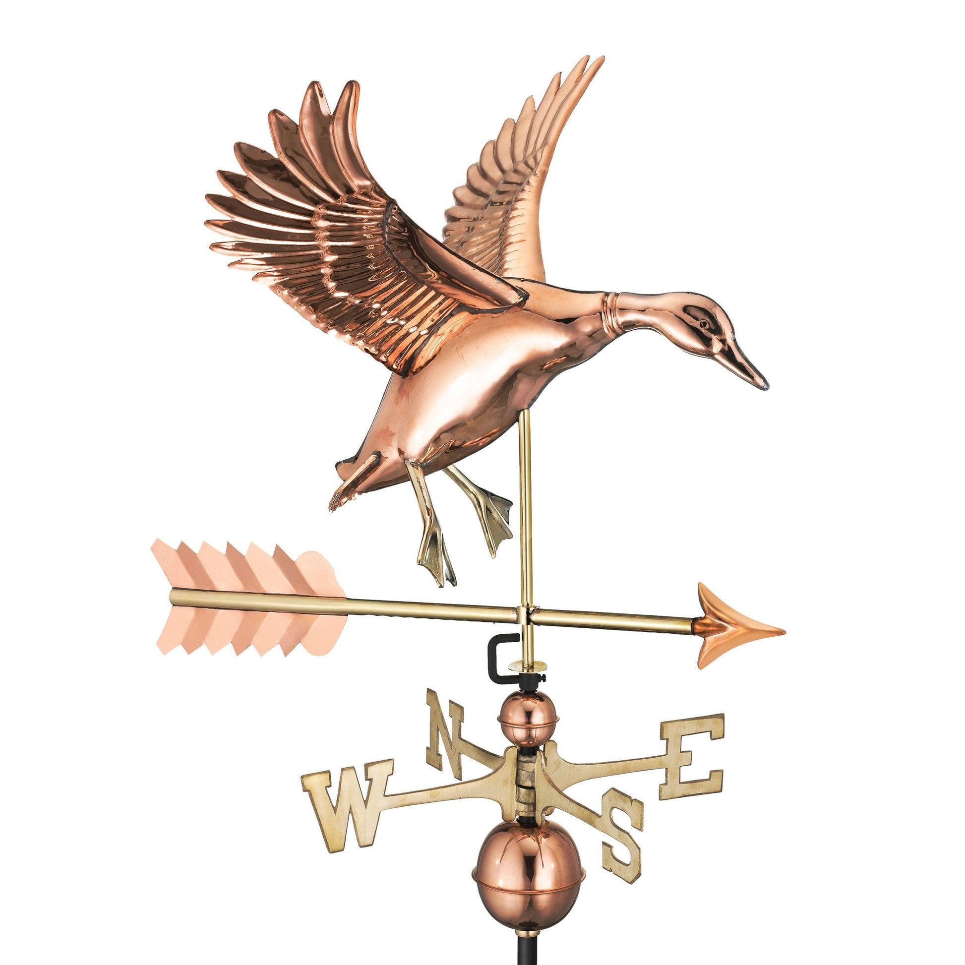 Landing Duck with Arrow Weathervane - Good Directions