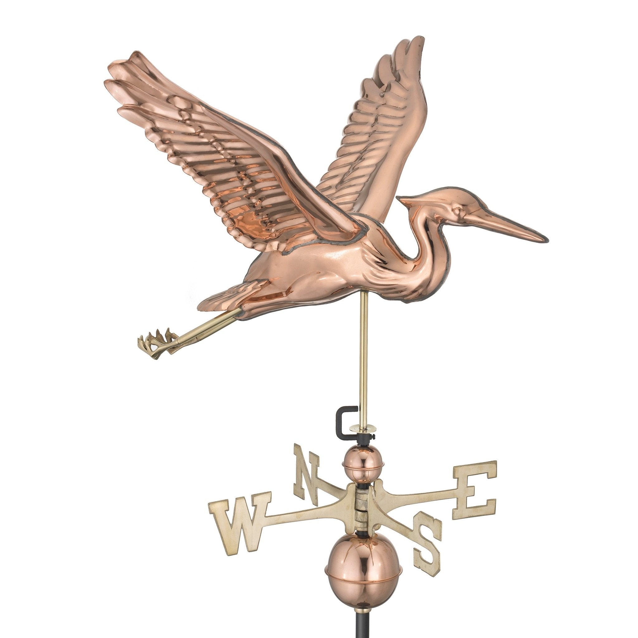 Blue Heron Weathervane - Good Directions