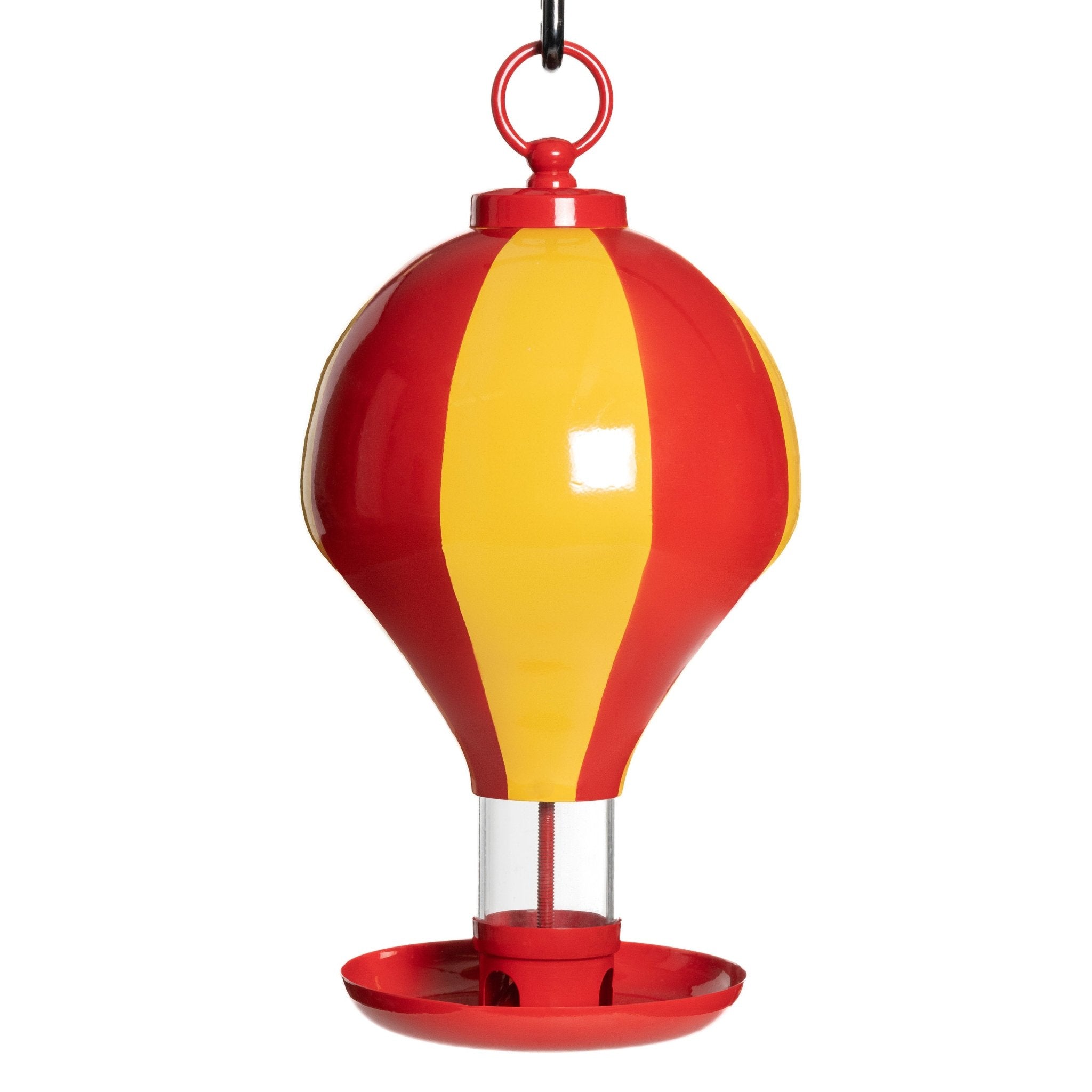 Up, Up & Away Bird Feeder, Unique and Colorful Hot Air Balloon Design - Good Directions