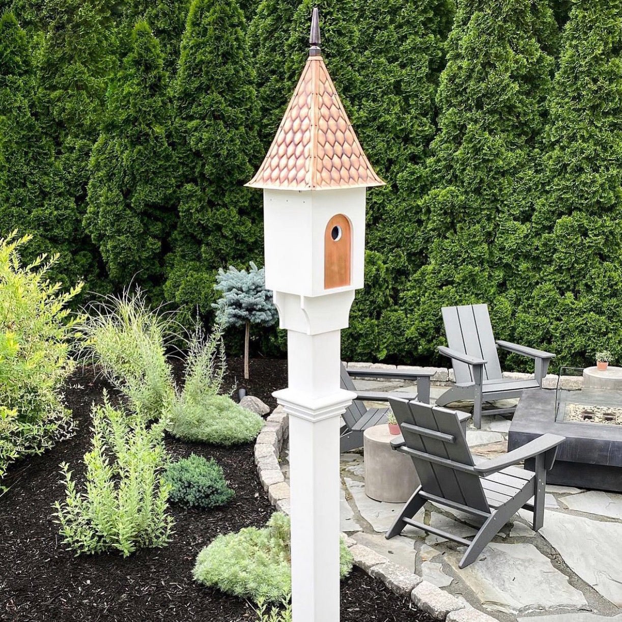 Chateau Bird House – Diamond Pattern Roof - Good Directions
