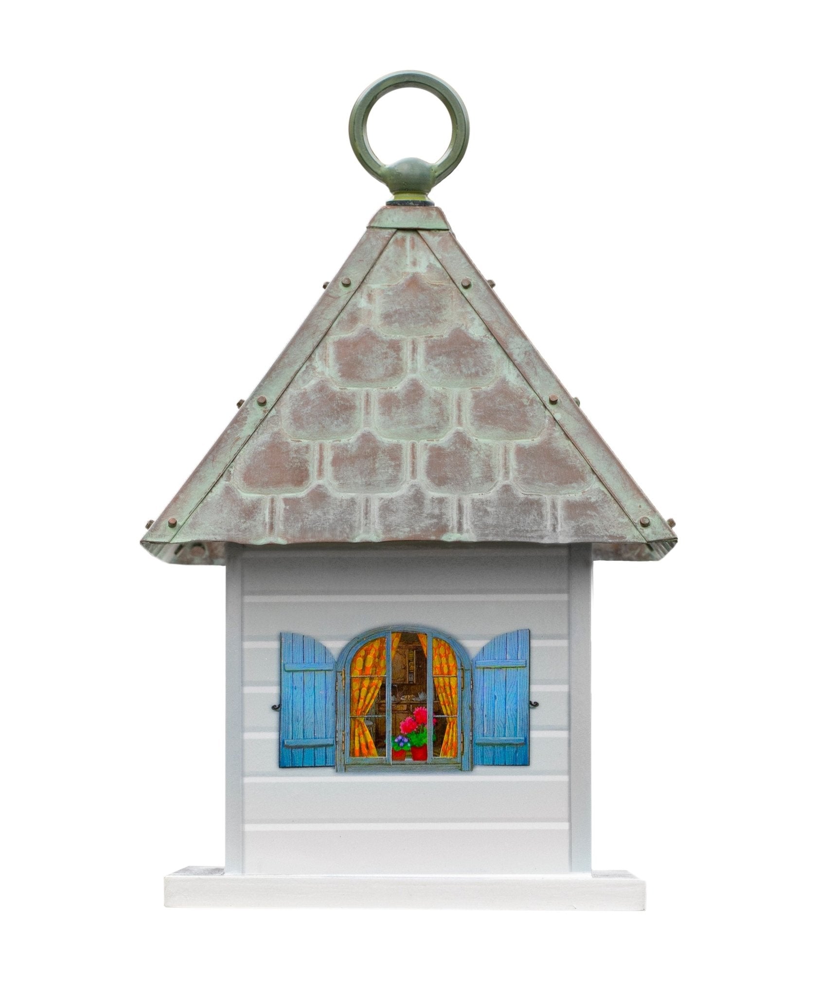 Simon's Bird House – Verdigris Roof - Good Directions