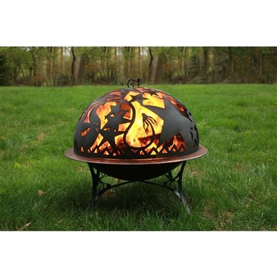 Fire Pit with Orion FireDome Spark Screen - Good Directions