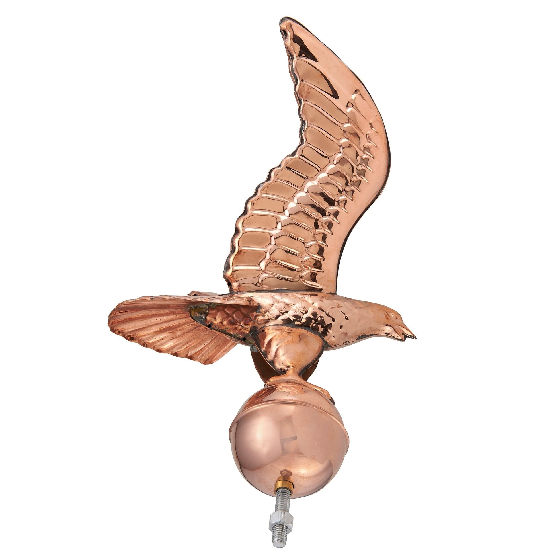 Eagle with Ball Flagpole Topper, 16" Wingspan - Good Directions