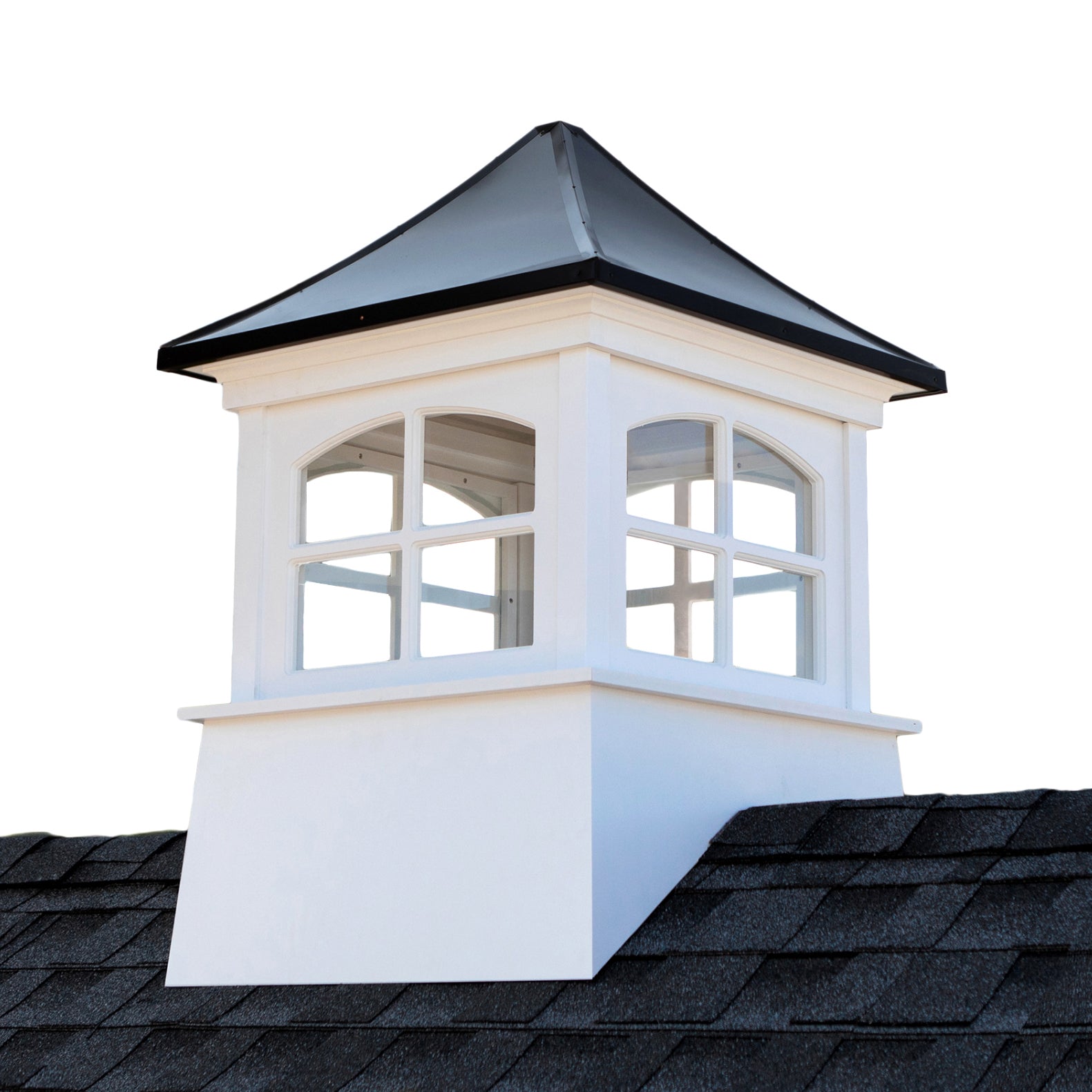Windsor Vinyl Cupola with Black Aluminum Roof - Good Directions