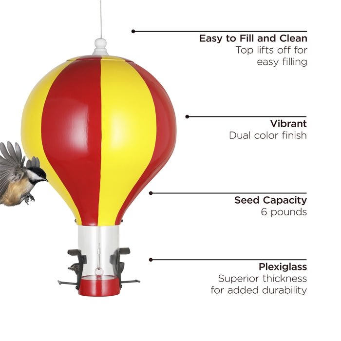 Hot Air Balloon Bird Feeder - Good Directions