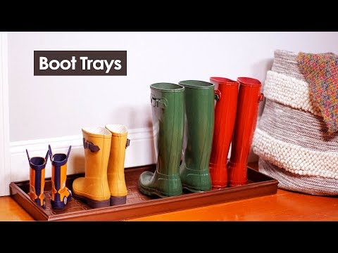 SafetyCare Rubber Shoe & Boot Tray - Multi-Purpose - 80 cm x 40 cm - 2 Mats