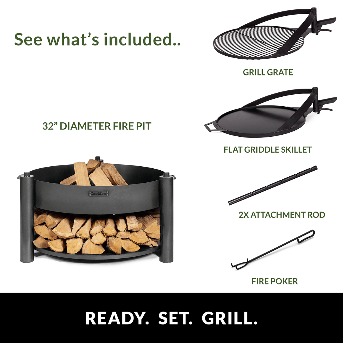 Grand Hearth 32" Grill and Griddle Set - Good Directions