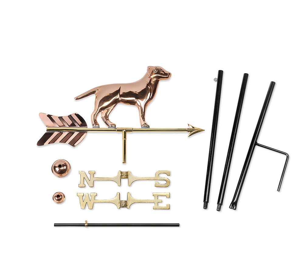Labrador Retriever Garden Weathervane - Good Directions